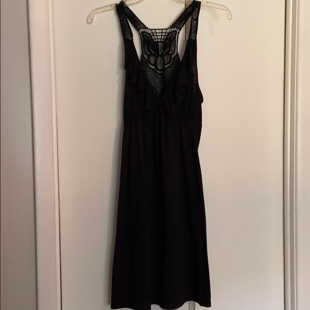 Black Cover Up Dress, Size S